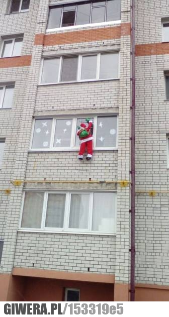 Dekoracja świąteczna,mikołaj