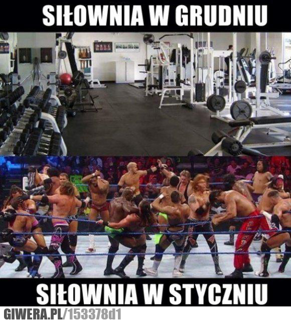 Siłownia,noworoczne postanowienia