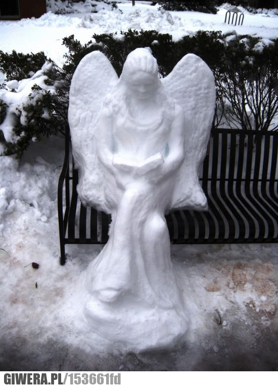 Bałwan,aniołek,anioł