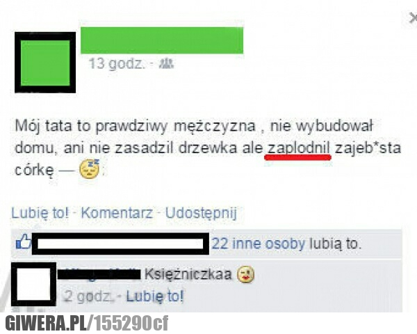 Prawdziwy mężczyzna,tatuś,córka,zapłodnił,patologia