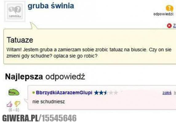 Szczerość,tatuaż