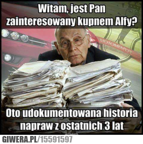 Alfa Romeo,naprawa,dokumenty