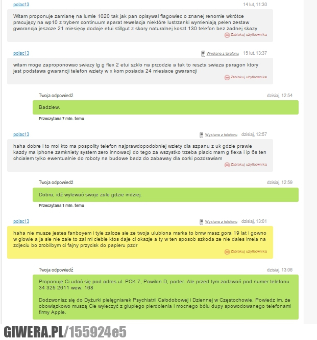 Mistrz ciętej riposty,OLX