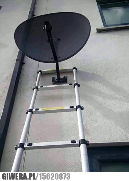 Inżynier,drabina,antena