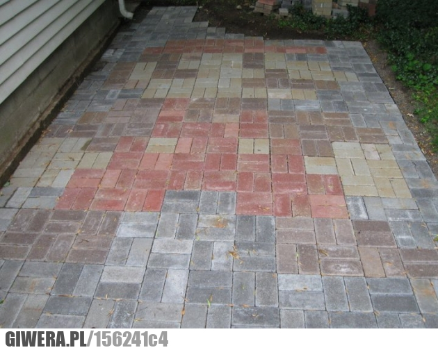 Mario,kostka,kostka brukowa