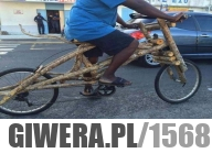 Drewniany rower