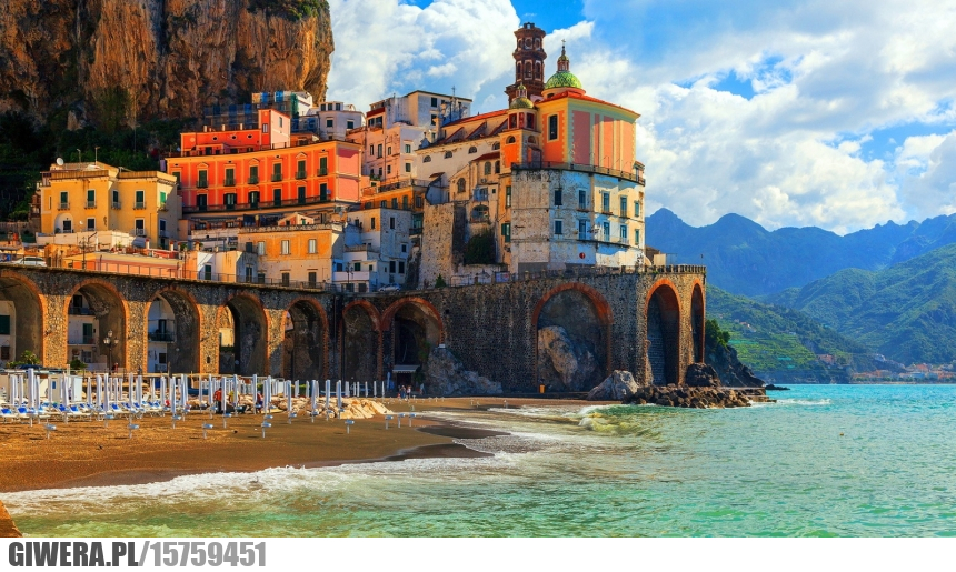 Wybrzeże Amalfitańskie,Włochy, Earthporn