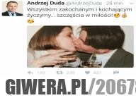 Andrzej Duda i życzenia na walentynki
