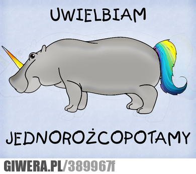 uwielbiam, jednorozce