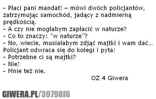 kobieta, policja, kontrola, drogowa, chamskie, dowcipy, kawaly