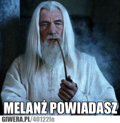 melanż, powiadasz, gandalf, władca, pierścieni