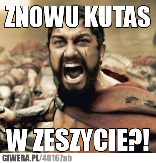 kutas, zeszyt, ja, wam, dam
