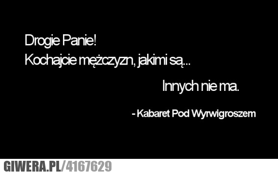 orędzie, panów, kochajcie