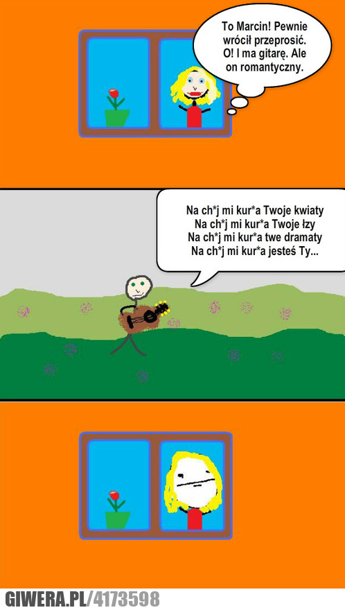 serenada, na, chuj, twoje, kwiaty