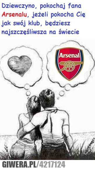 dziewczyno, arsenalu, pokocha