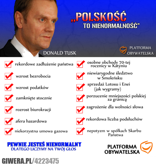 platforma, polska, donald, tusk