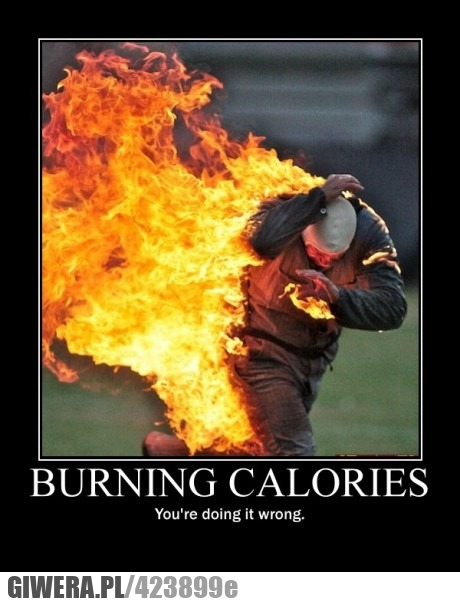 spalanie, kalorii, robisz, to, źle