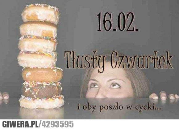 tłusty, czwartek, cycki