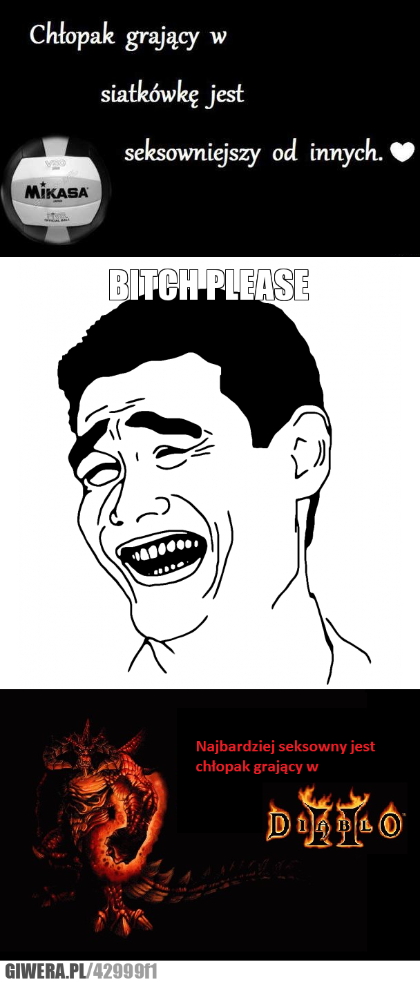 chłopacy, grający, diablo, siatkówkę