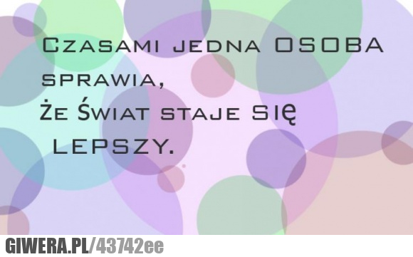 czasami, jedna, osoba, sprawia, lepszy