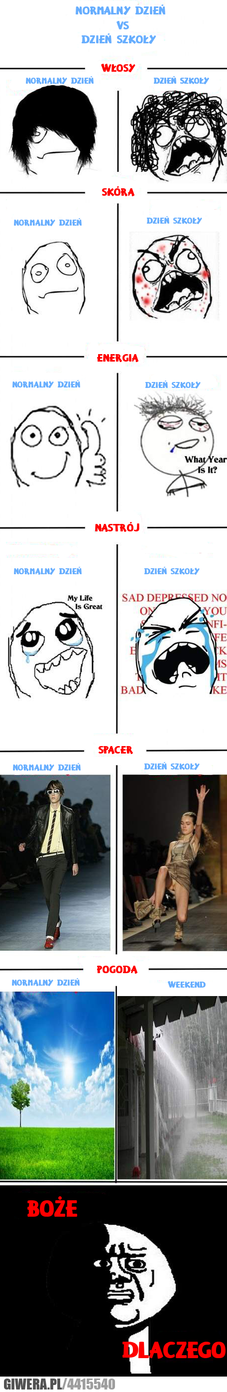 normalny, dzień, szkoły