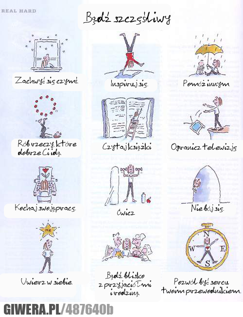 bądź, szczęśliwy
