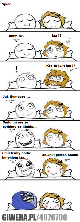 sprytnie, wybrnął, iza