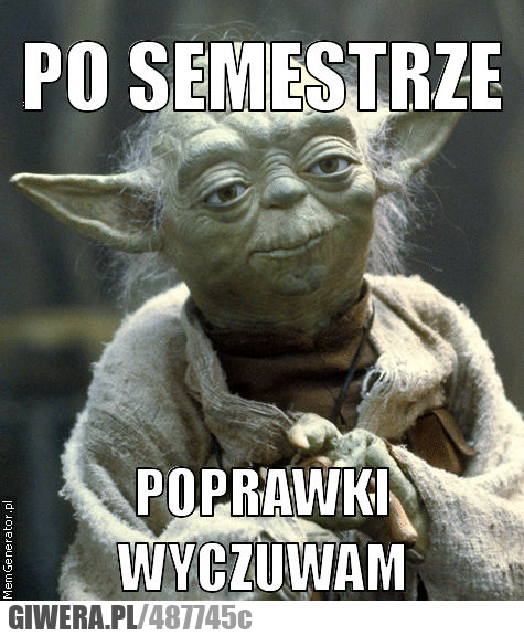 poprawki, wyczuwam