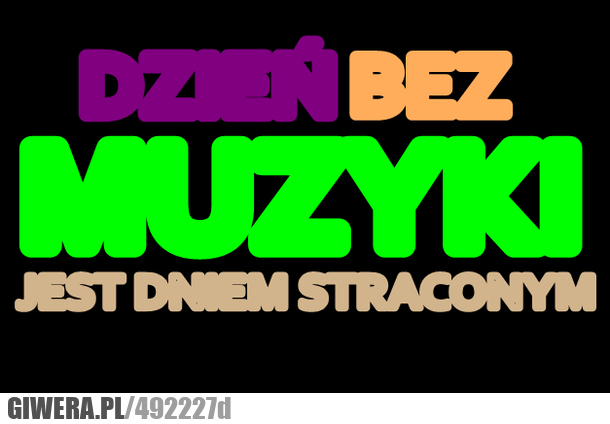 dzień, muzyki, stracony