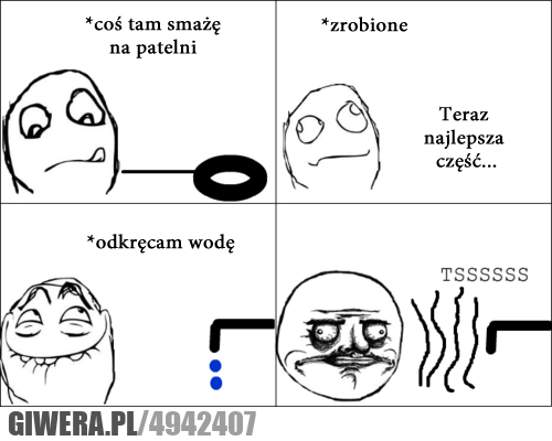 też, tak, robisz, patelnia