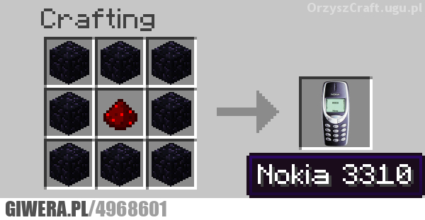 Nokia, 3310, Minecraft