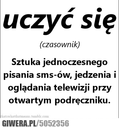 co, to, znaczy, uczyć, się