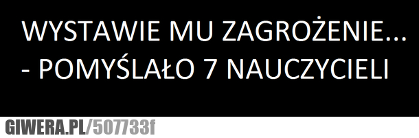 wstawię, zagrożenie