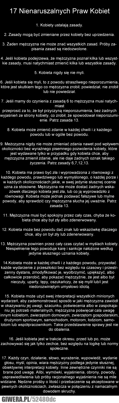 17, praw, kobiet