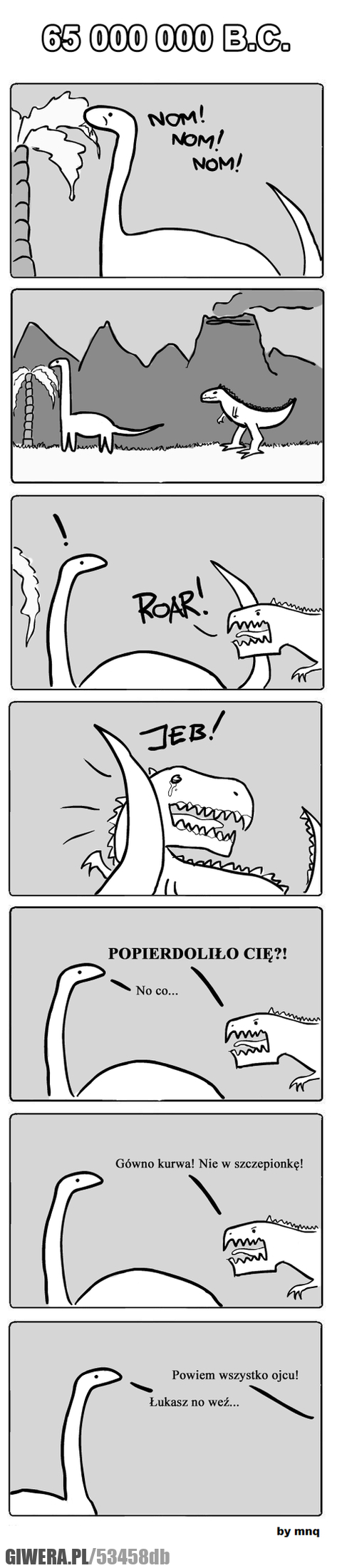 dinozaury, szczepionka