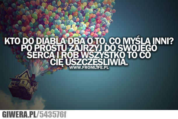kto, diabła, dba, myślą, inni, uszczęśliwia