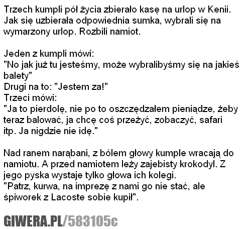 lacoste, kawaly, dowcipy