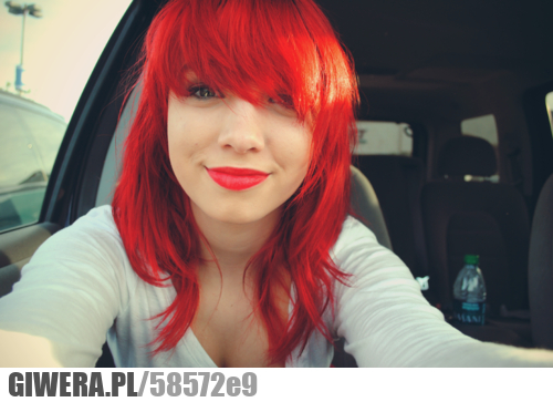 lubię, to, dziewczyna, ruda