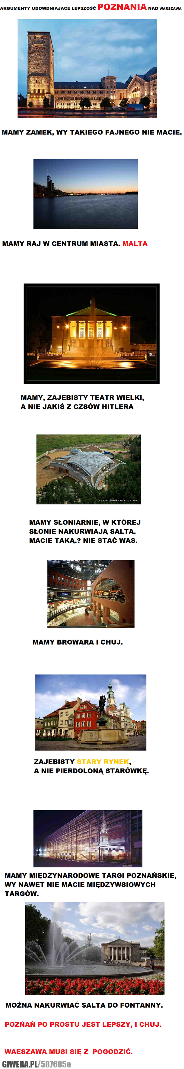 wyższość, poznania, warszawą, argumenty