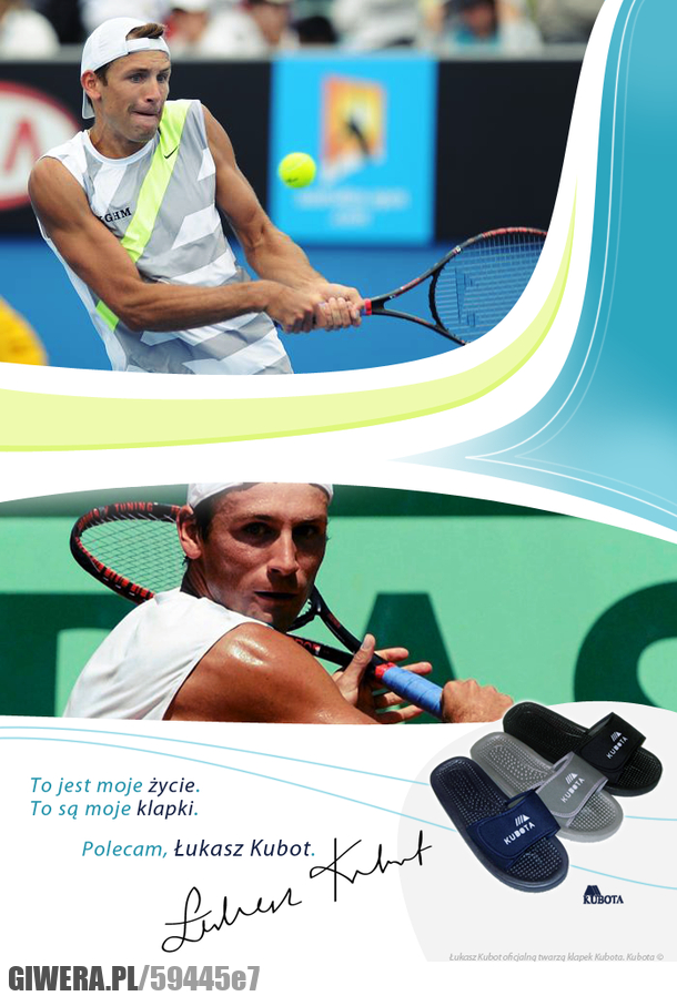 kubota, życie, klapki