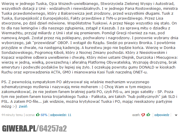 skład, tusk, tuskopolski