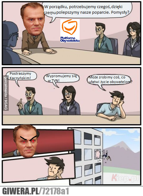 Po, Tusk, złość, sztab