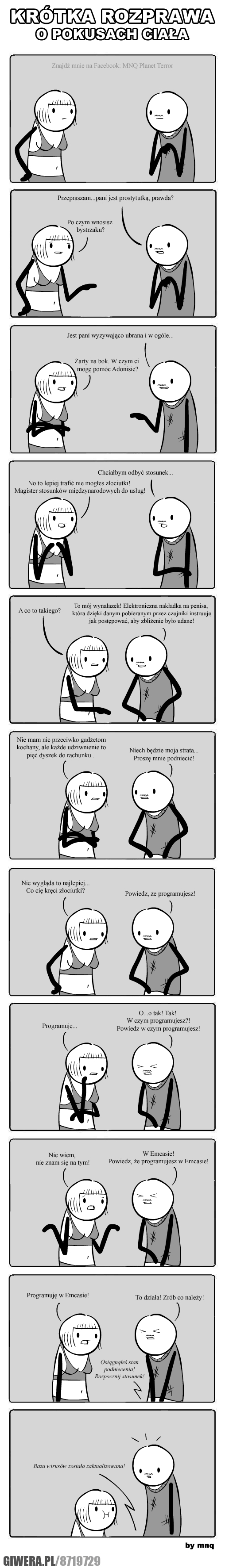 prostytutka, mnq, komiks, człowiek, skurwiel