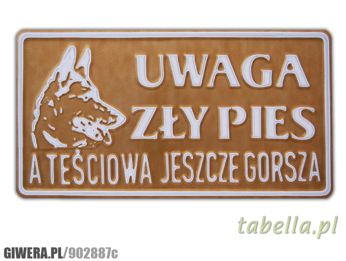 Uwaga, zły, pies, a, teściowa, jeszcze, gorsza