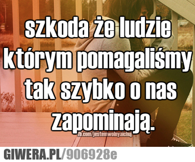 ludzie, pomoc, zapomnieć
