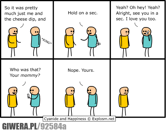 komiks, telefon, rozmowa