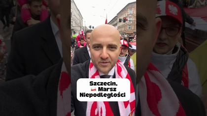 Ulicami Szczecina idzie Marsz Niepodległości 