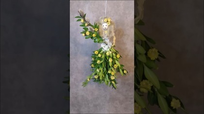 KWIATOWA LALECZKA z kanału @diy_art_ideas #shorts #diy #laleczka #flowers