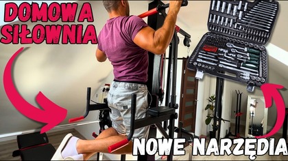 Moja domowa siłownia | Skręcamy sprzęty | Test walizki narzędziowej Rockforce #siłownia #gym #diy