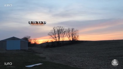 Breaking News Clear UFO Footage Farm House 4-4-2016
